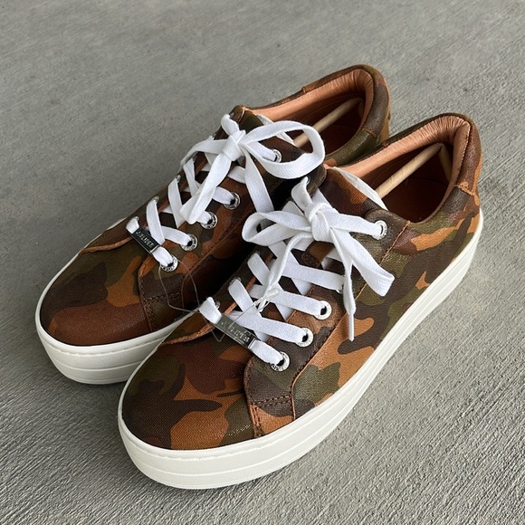 NEW J/Slides Platform Camo Sneakers - Picture 2 of 5